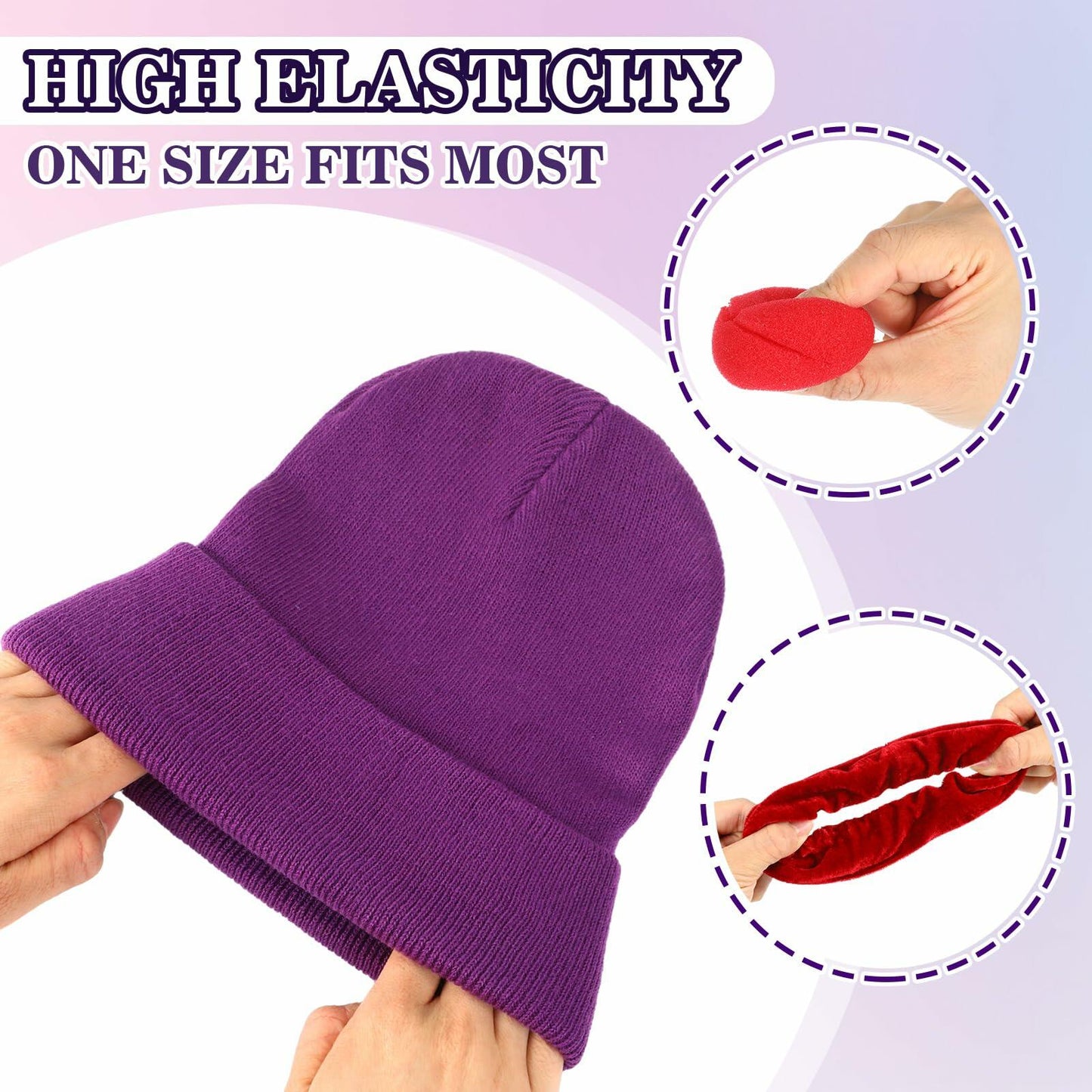 Yearntown 9 Pcs Halloween Women Clown Costume Accessories Multicolor One Size