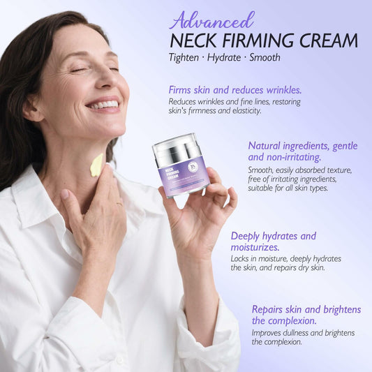 BLAUSE Neck Firming Cream Retinol Collagen Hyaluronic Acid 1.7 Fl Oz