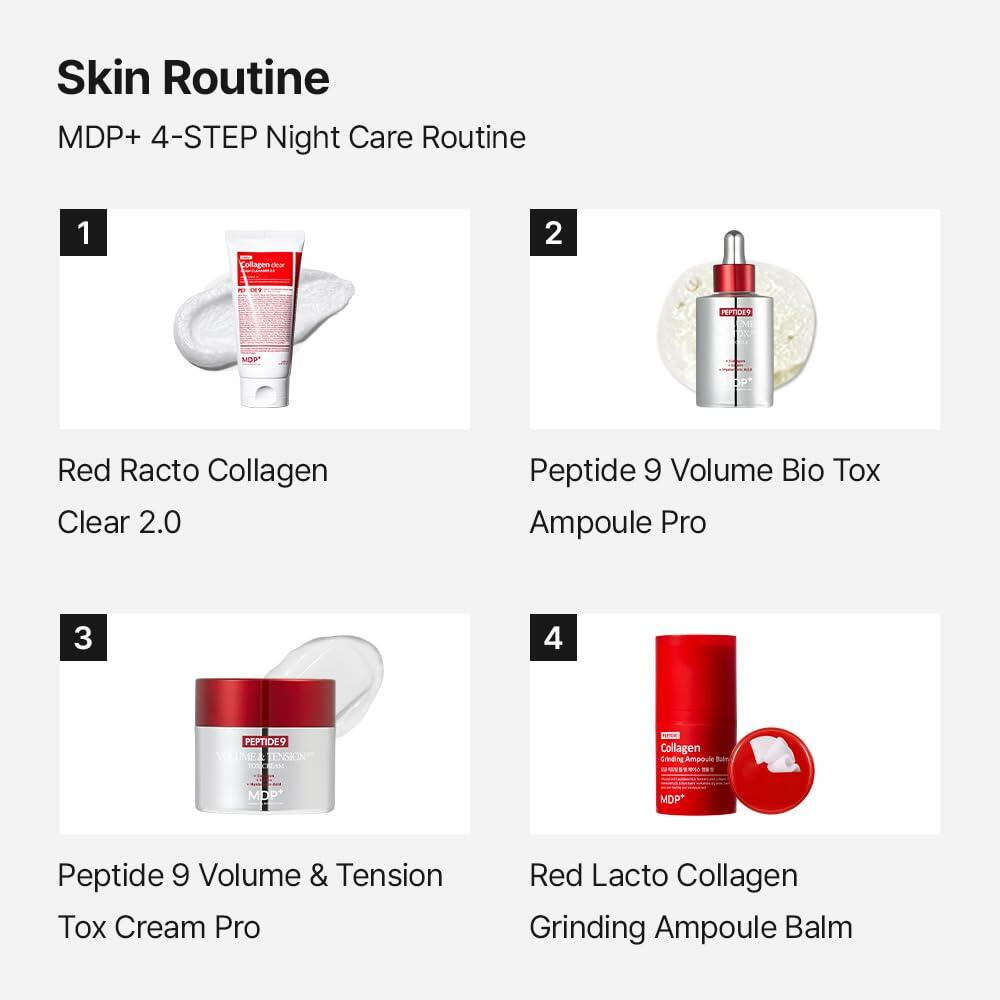 MDP+ Red Lacto Collagen Grinding Face Ampoule Balm Stick 14g Vegan Wrinkle Care