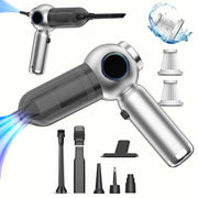 Mozeyerh Handheld Vacuum Cleaner Portable Cordless 20000Pa 4-in-1 Silver
