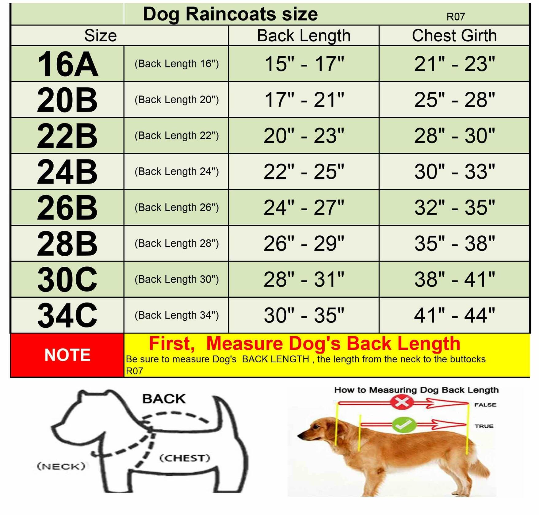 HAPEE Dog Raincoat Reflective Strip Hoodie Poncho Yellow River Size 20"