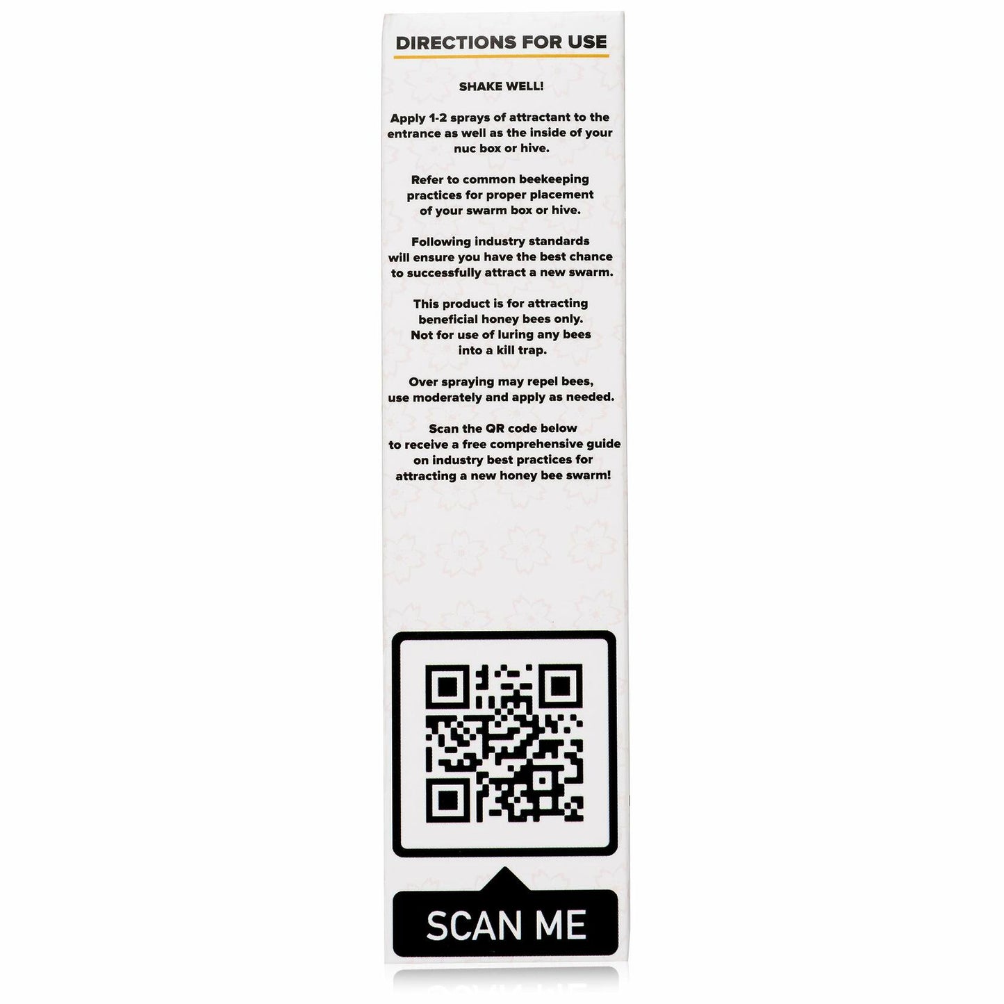 CAMAS POLLINATOR SUPPLY Honey Bee Swarm Lure 2oz Bottle Natural Attractant