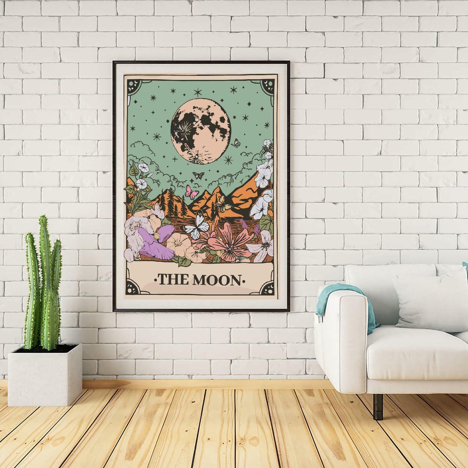 WUDWL Mystery Paint by Numbers Kit Adults Kids 8-12 4 Pack Framed Canvas