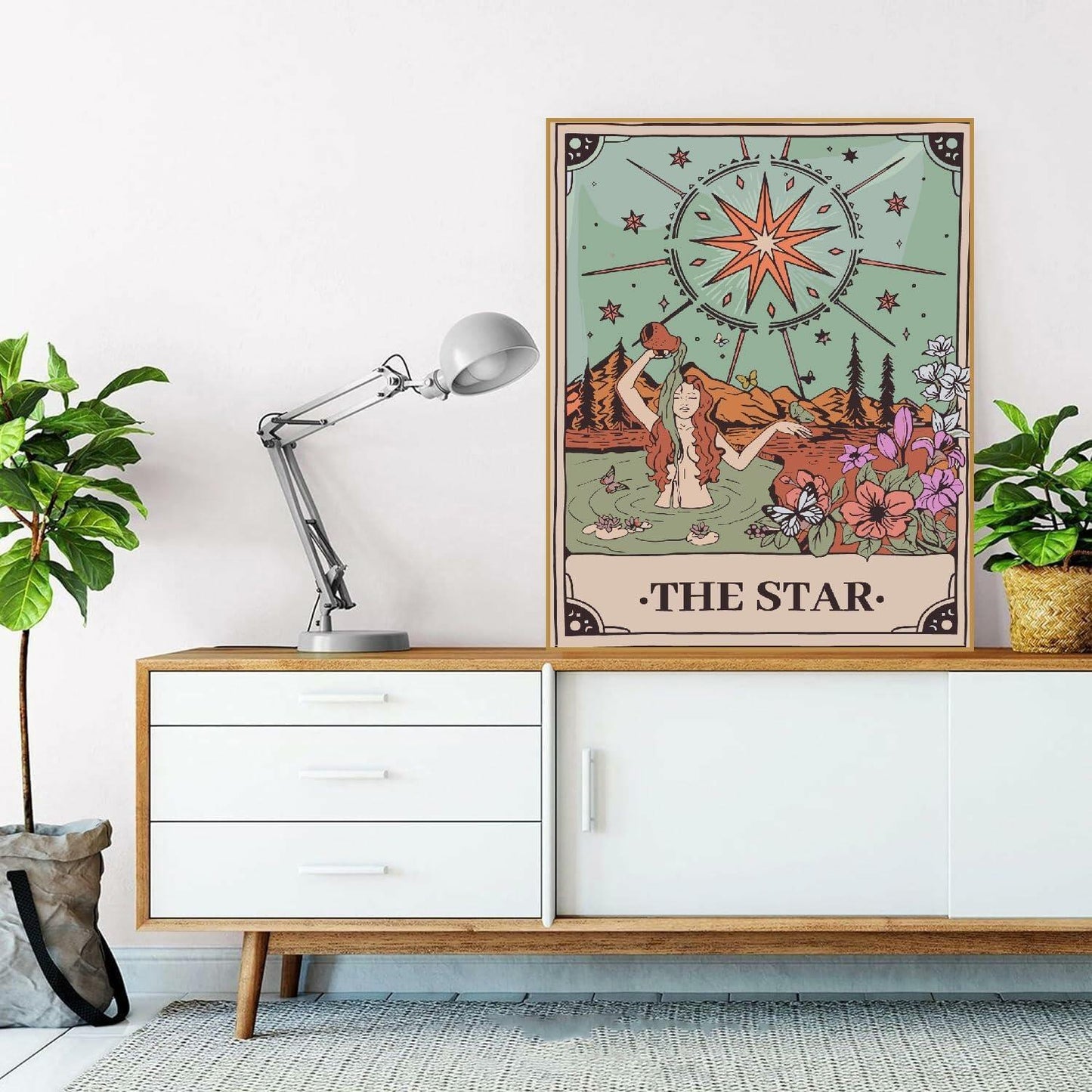 WUDWL Mystery Paint by Numbers Kit Adults Kids 8-12 4 Pack Framed Canvas