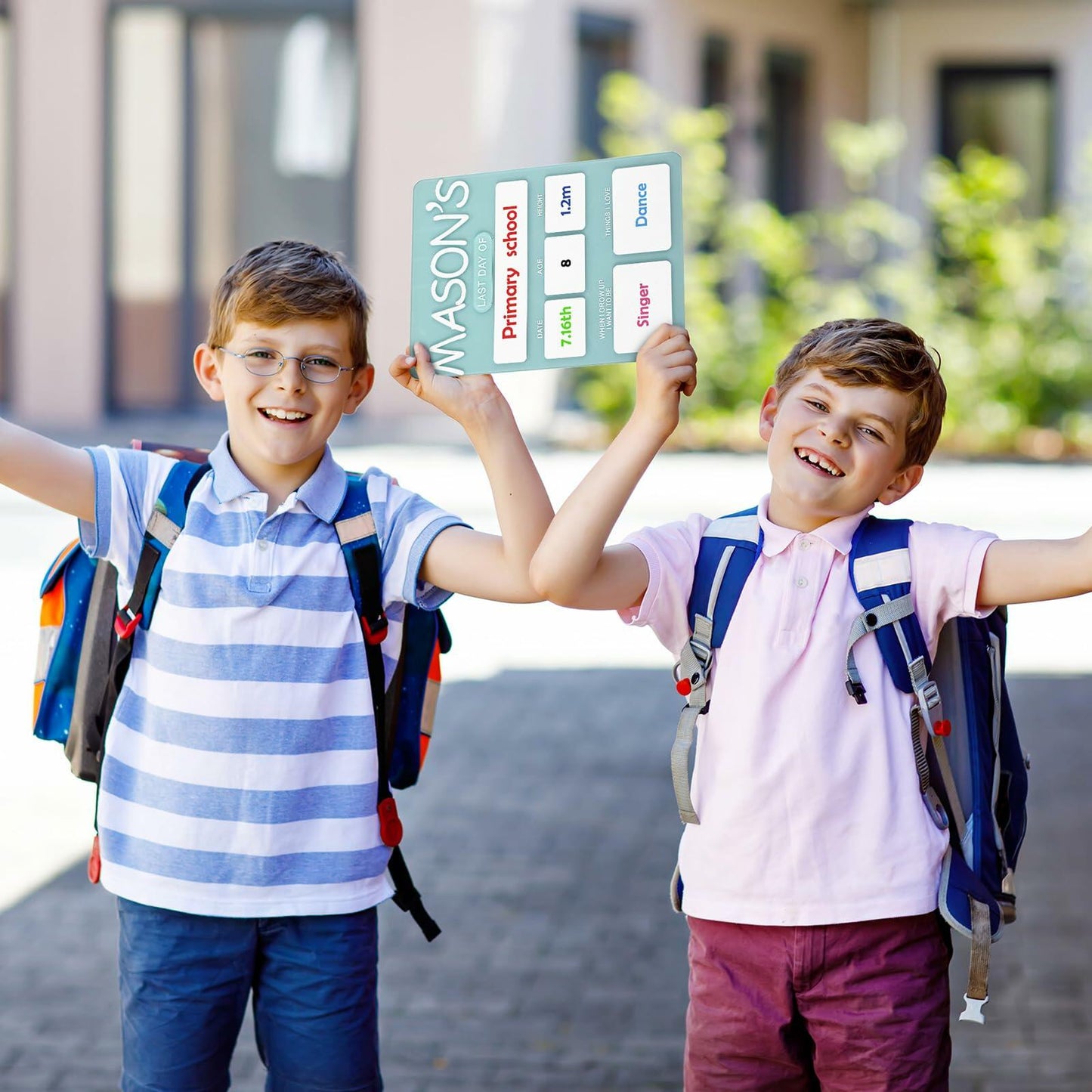 Chunful Personalized First Last Day School Board Acrylic Chalkboard 11x9 Inch