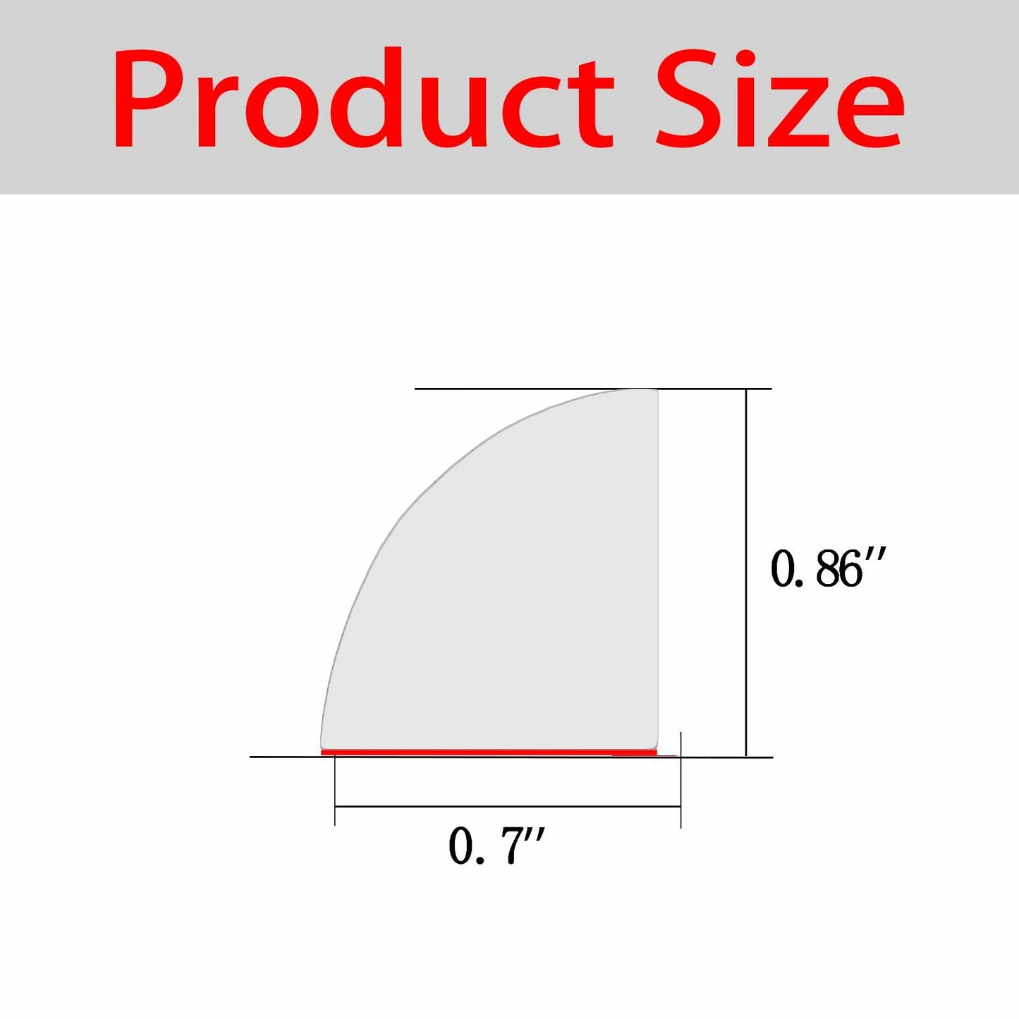 Risunpet Flexible Quarter Round Molding Double-Sided Peel Stick Rubber 98 Inch