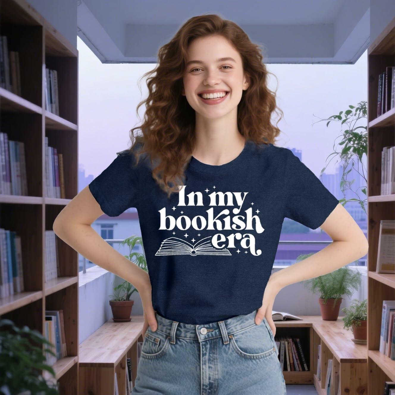 Wlen Teacher Reading T-Shirt Women Blue Soft Polyester Size XX-Large