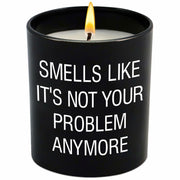 GAUDORA Vanilla Lavender Scented Soy Wax Candle 10oz Funny Retirement Gift