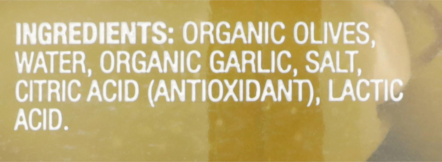 BestBy11/25 Mario Camacho Organic Garlic Stuffed Green Olives 10oz