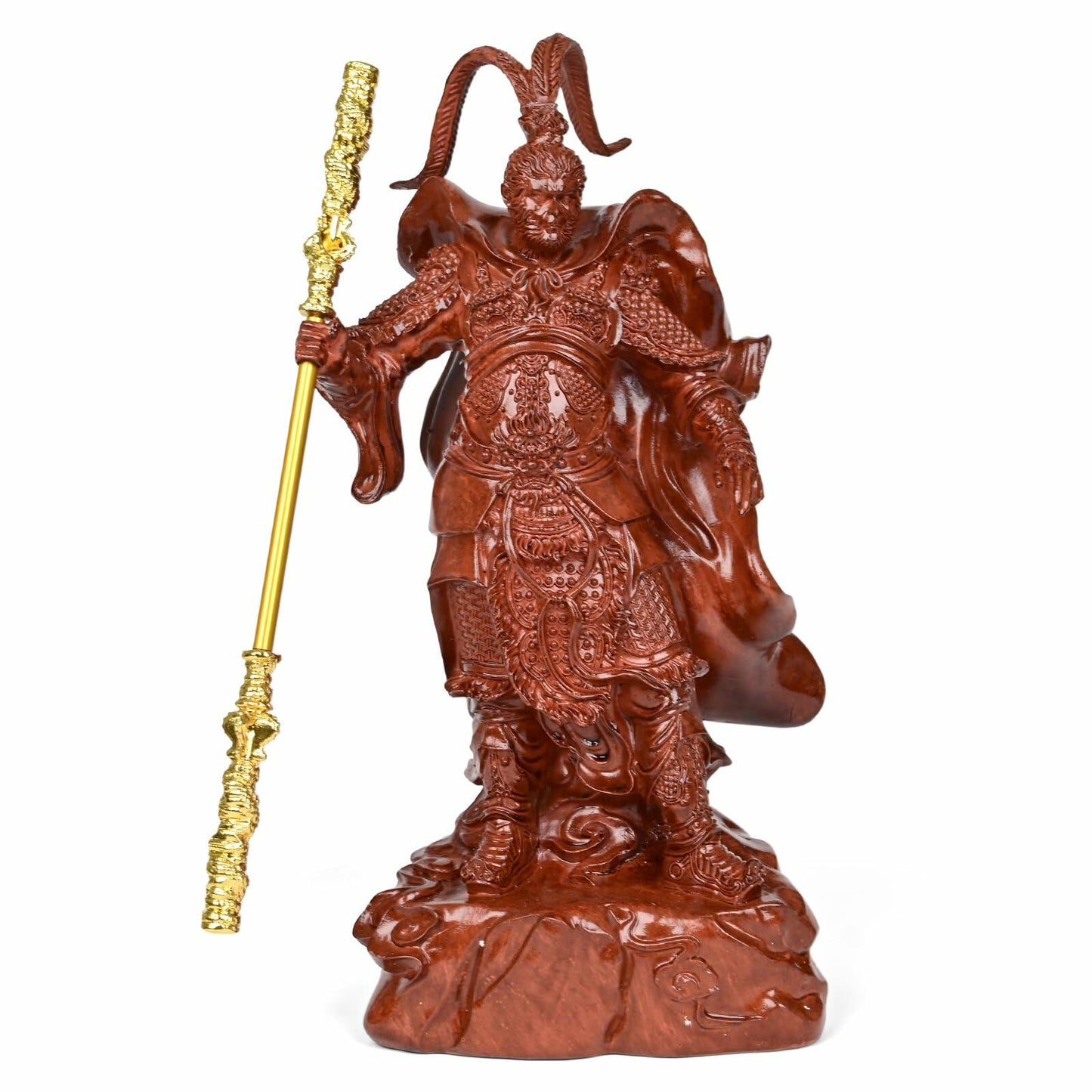 Maozyiltle Black Wukong Statue Home Decor Resin Imitation Copper