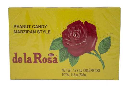 De La Rosa Mazapan 12 pcs + 2 Chocolate Pockets Mexican Candy BB.13/2025