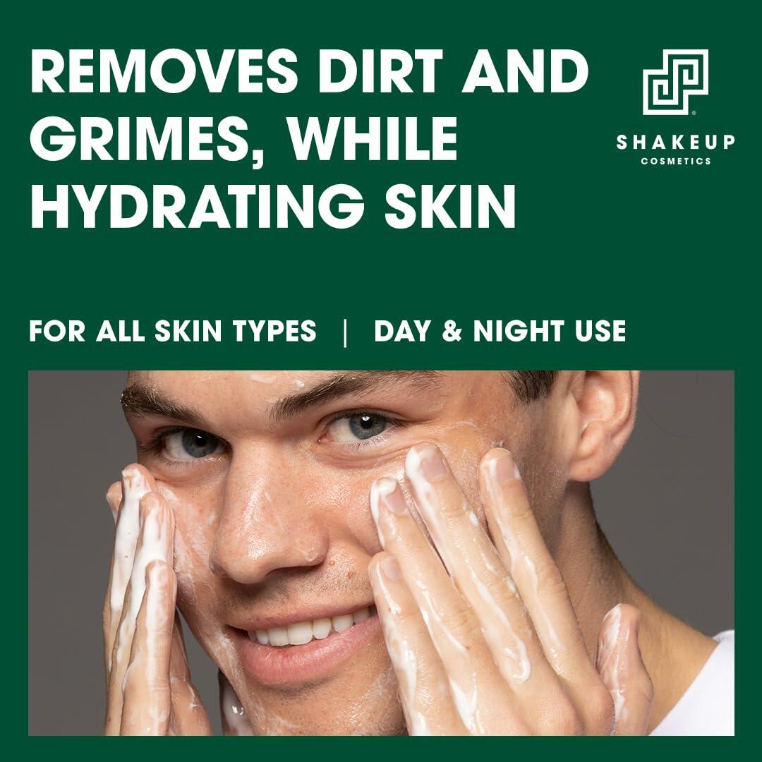 BestBy11/25 Shakeup Cosmetics Mens Face Wash Deep Clean Exfoliate 125ml