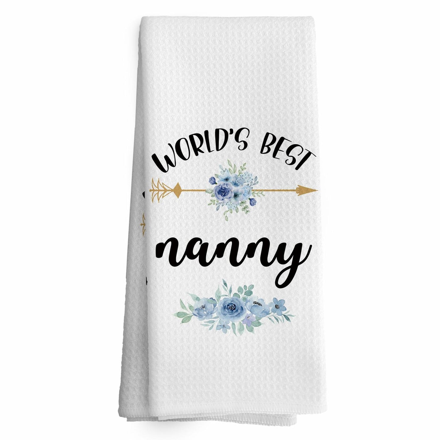 TAEDIN Nanny Kitchen Towels Floral 16x24 Inches Decorative Absorbent