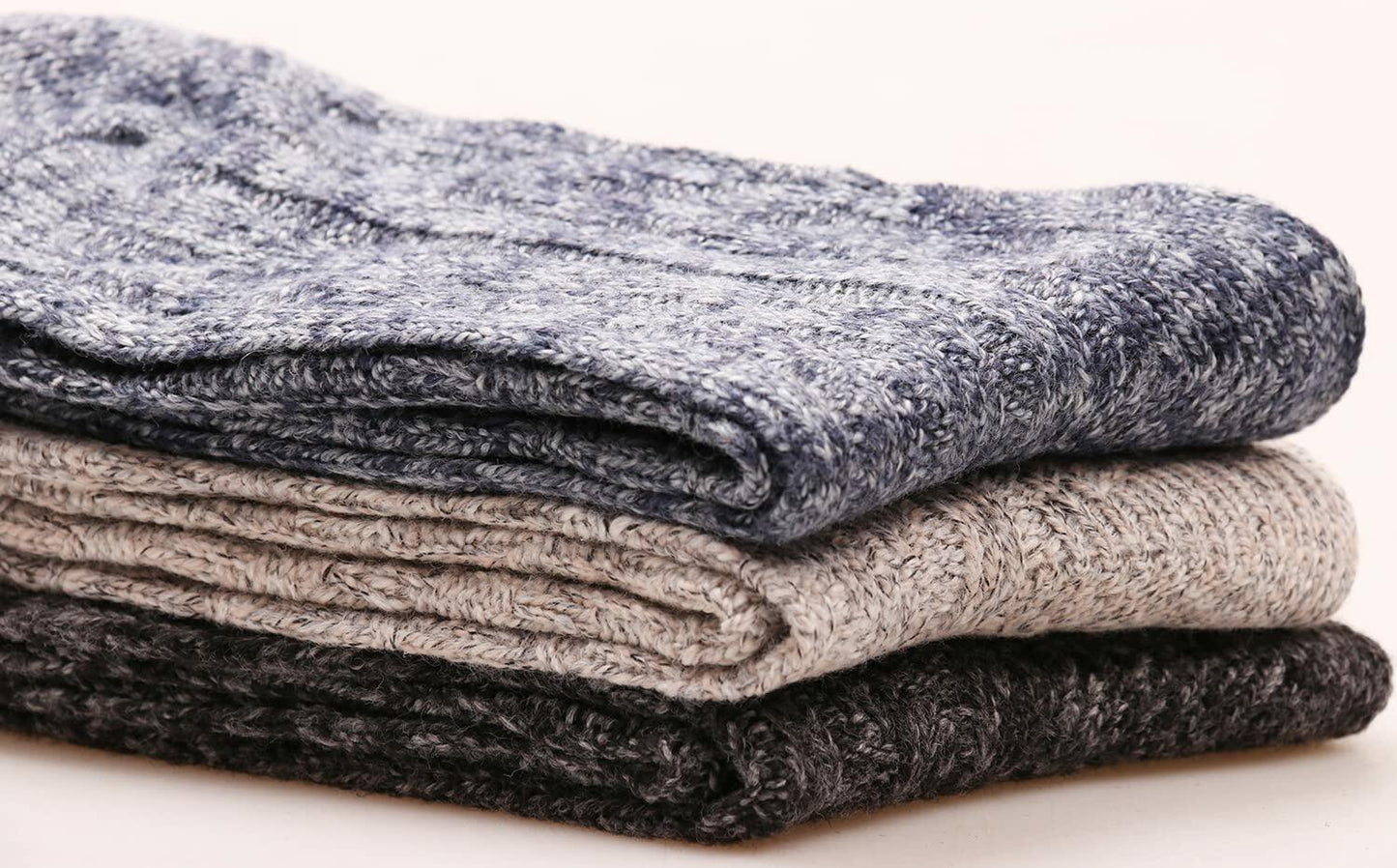 TINTAO Women's Cotton Knit Thick Warm Wool Crew Socks Multi-07 Size 5-10