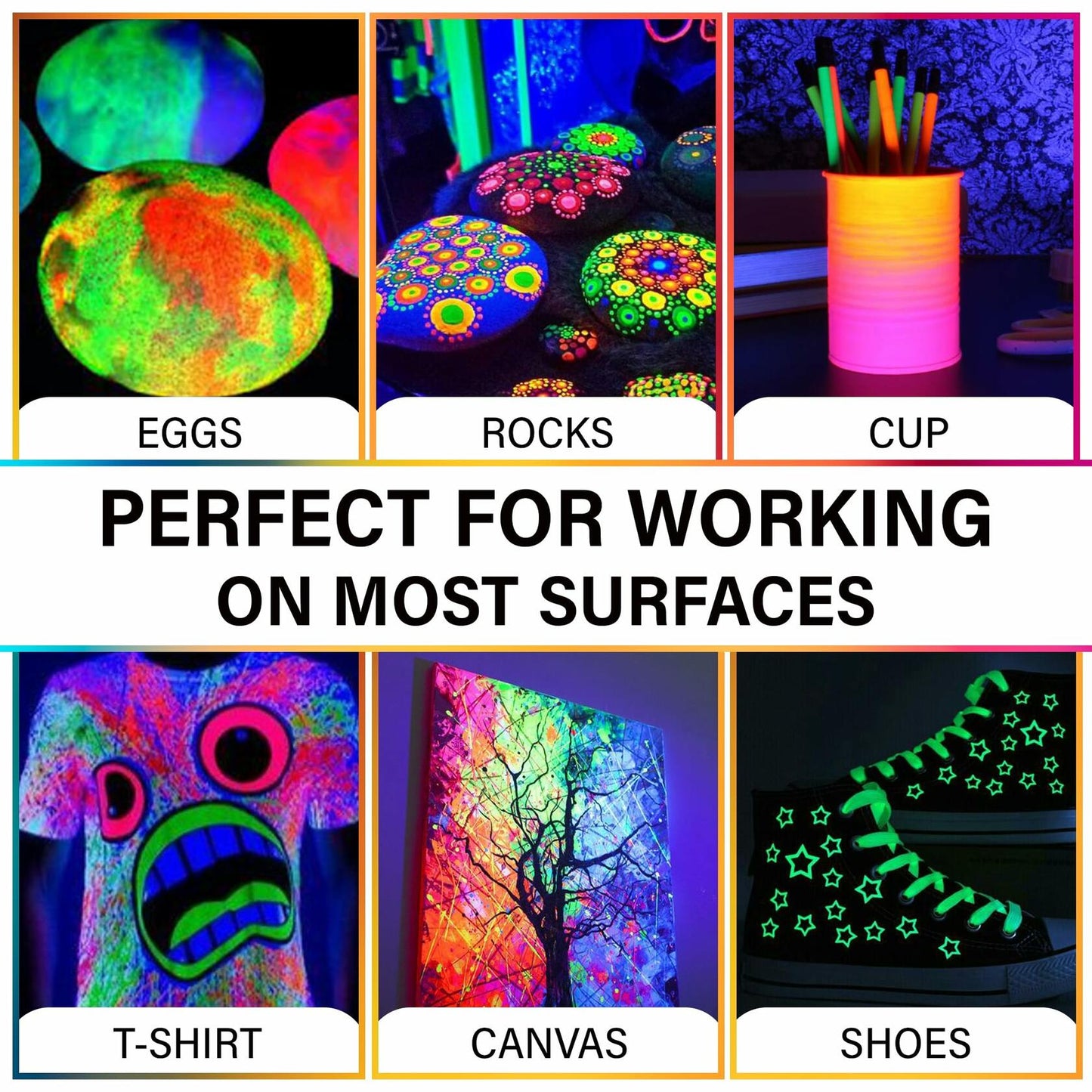 BLUEBIRD Studio Pearlescent Acrylic Paints 6-Pack 0.85oz Each