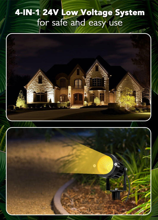 Elenora Low Voltage Landscape Lighting Kit 6W 24V 2700K Warm White IP65