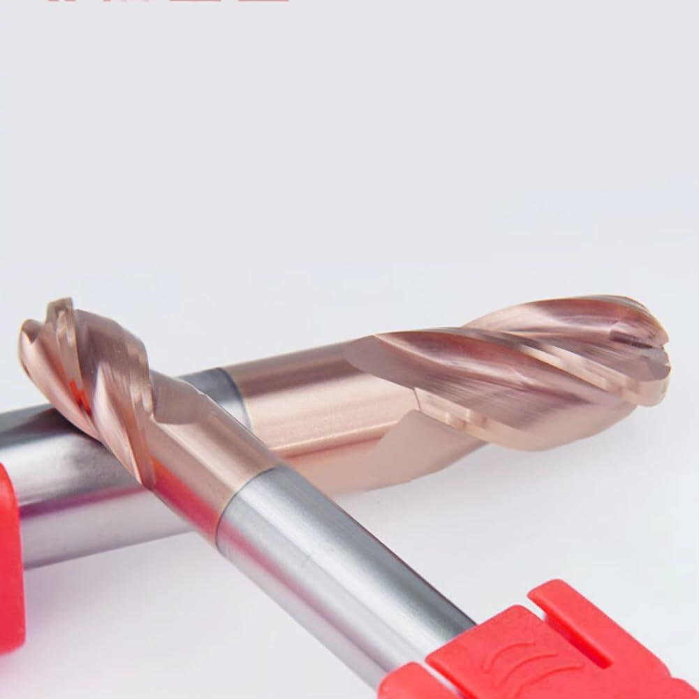 LAHDYFHOE 3pcs 1/2" Carbide Square Nose End Mill 4 Flutes TISIN Coated