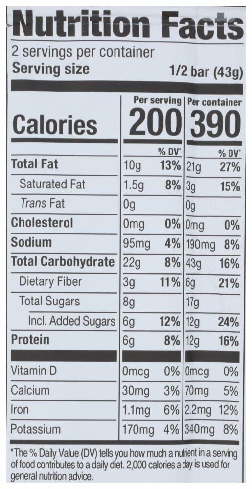 Probar Meal Bar Peanut Butter Box of 12 2.64 lbs Organic Snack