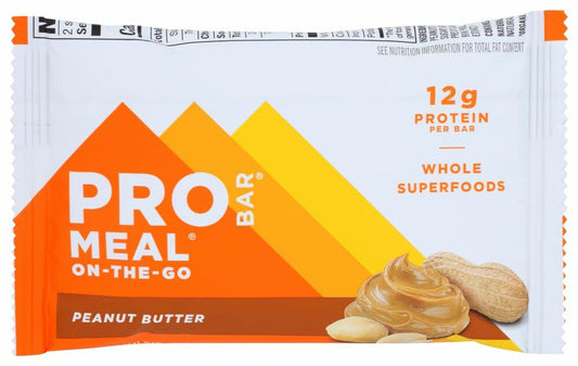 Probar Meal Bar Peanut Butter Box of 12 2.64 lbs Organic Snack