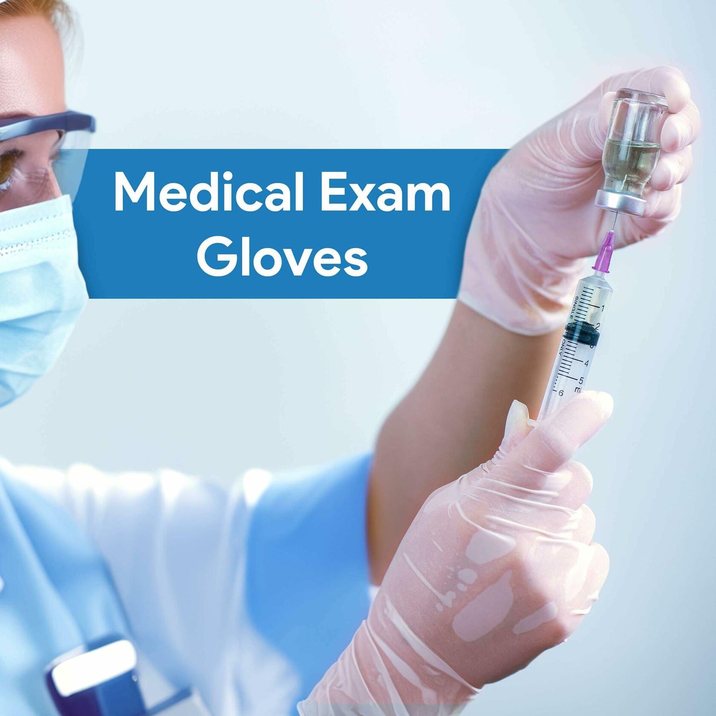 ProHeal Vinyl Disposable Gloves Clear Powder & Latex Free 100 Count Size S