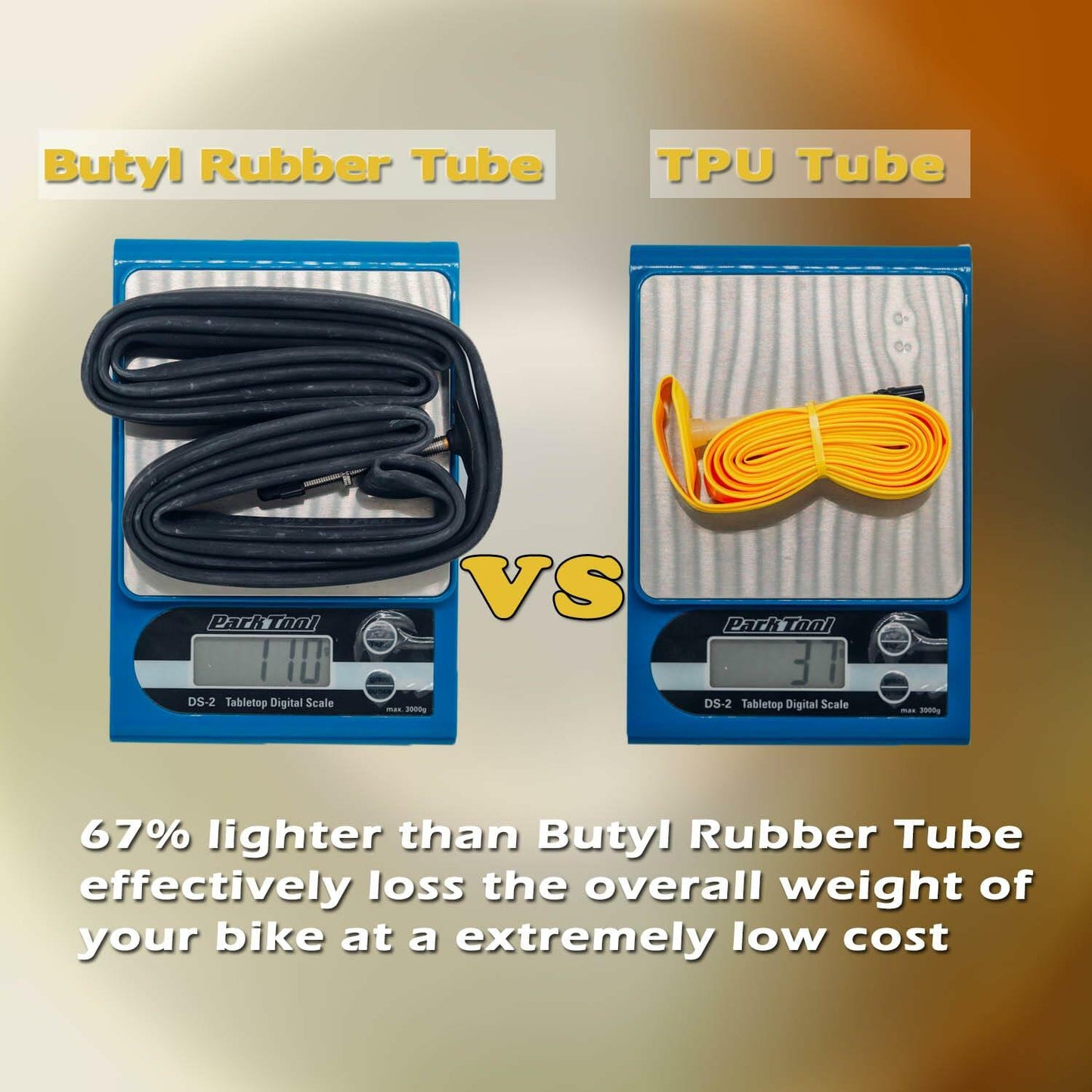 Saurka TPU Inner Tube 27.5x1.75-2.3 MTB 45MM Presta Valve 2 PCS