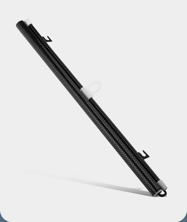 AionneWie Retractable Blackout Roller Blinds with Suction Cups 16x49in