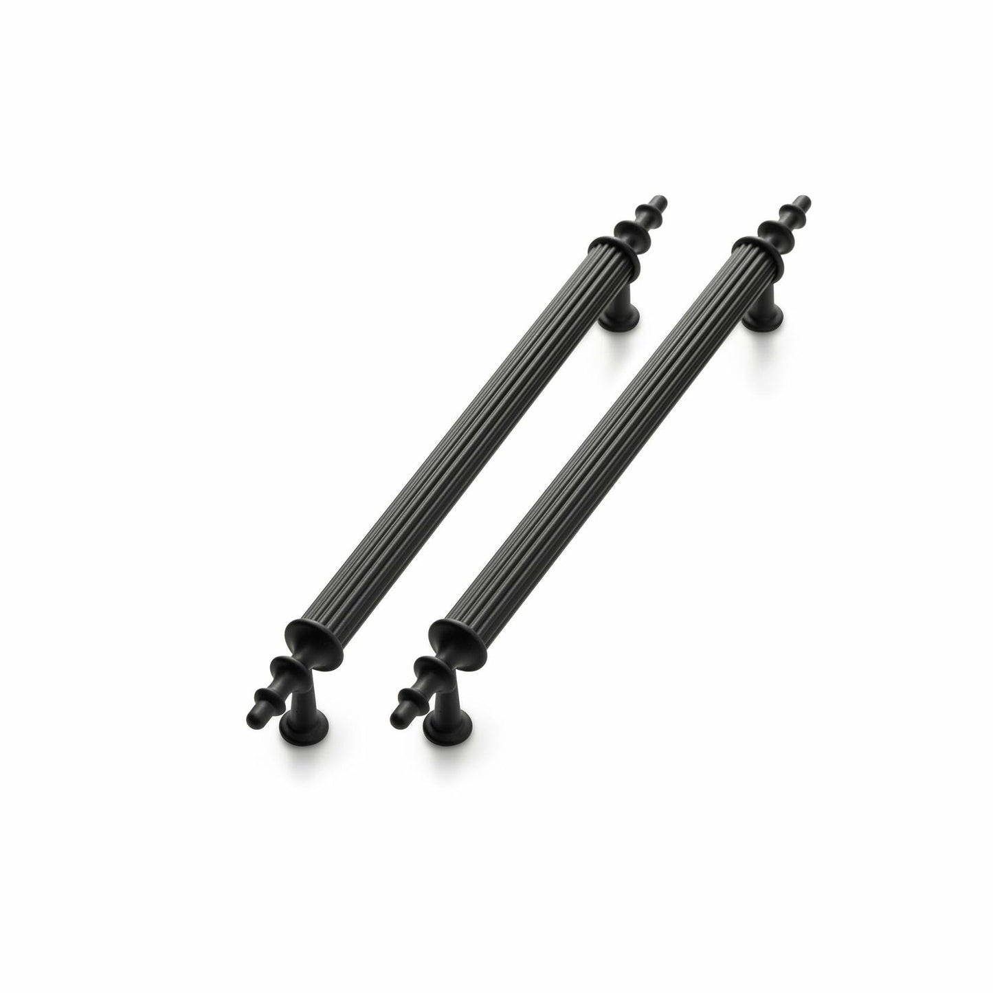 NOKESS 30 Pack 7.9" Matte Black Cabinet Pulls 5" Hole Center Kitchen