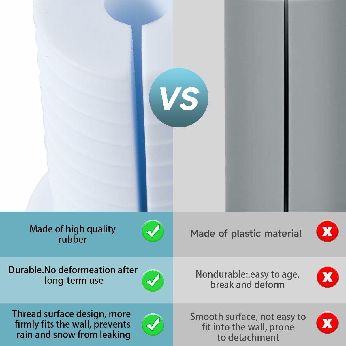 MYZHRE Starlink Cable Routing Kit 6 Grommets 3 Drill Bits 30 Clamps White