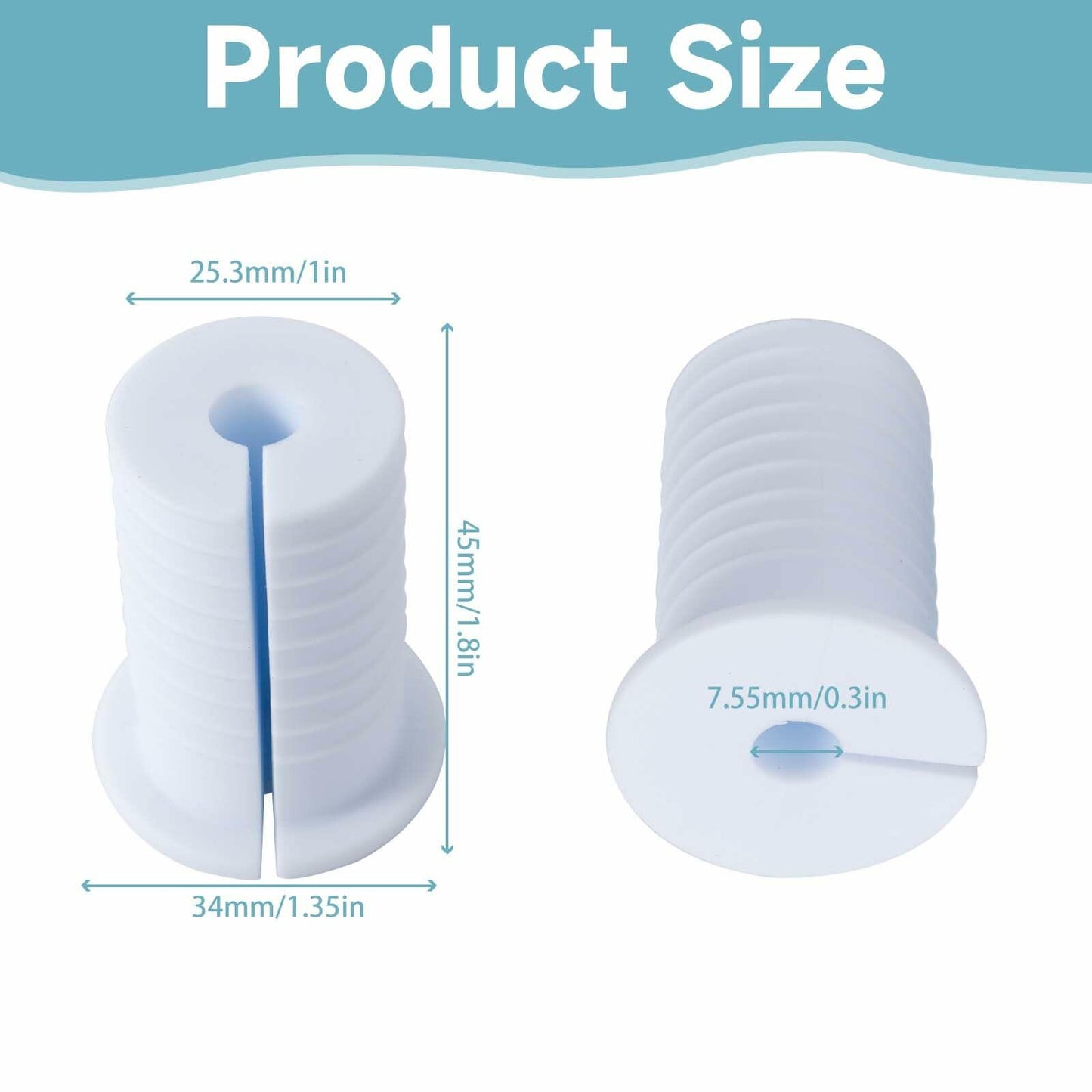 MYZHRE Starlink Cable Routing Kit 6 Grommets 3 Drill Bits 30 Clamps White