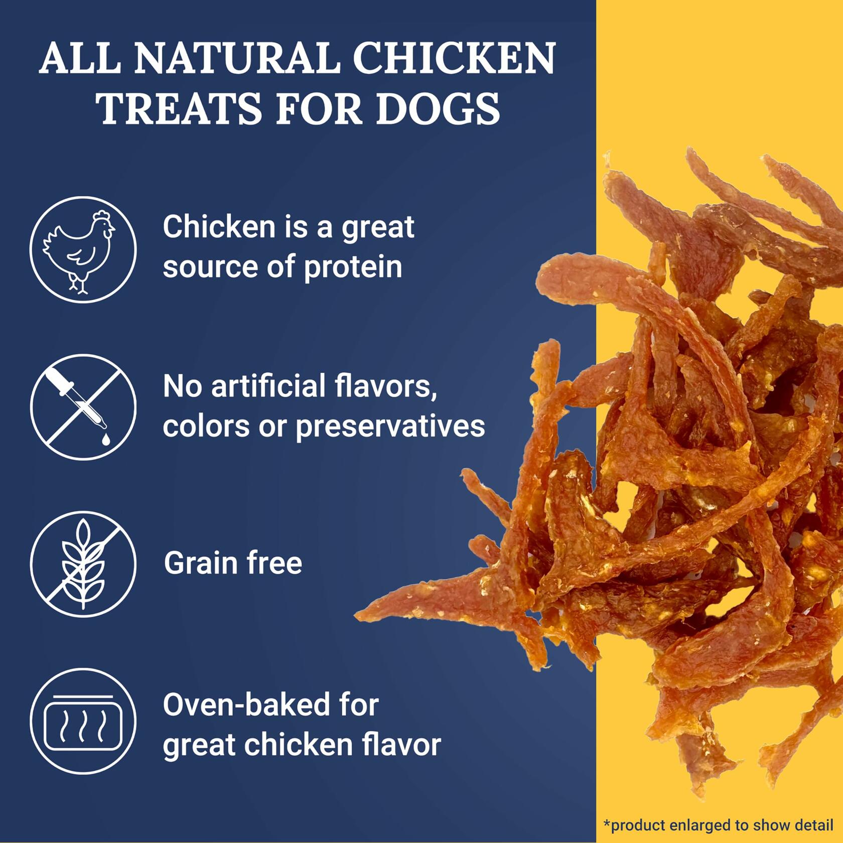 Ernie Els Chicken Jerky Dog Treats Golf Shapes 3oz Pack of 2