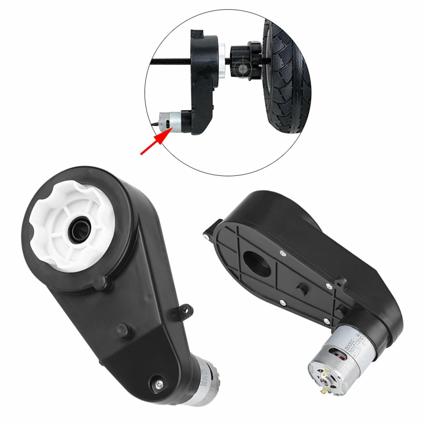 RUIGPRO 24V RS555 Kids Ride On Car Gearbox Motor 40000RPM 2Pcs High Speed