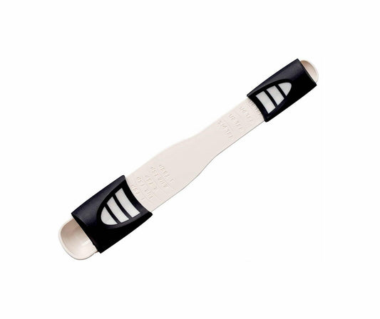Generic Measuring Spoon Double End Adjustable 1/8 Tsp to 1 Tbsp Black/White