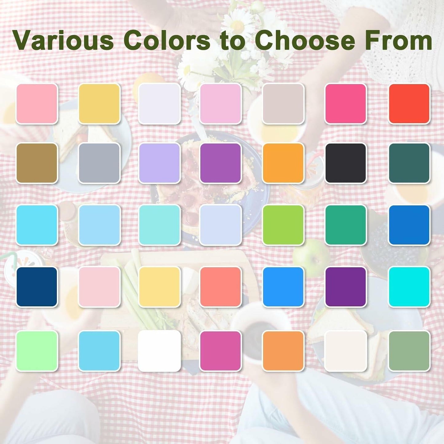 CINSOEN 4 Pack Black White Checkered Plastic Tablecloth 54x108in Rectangle