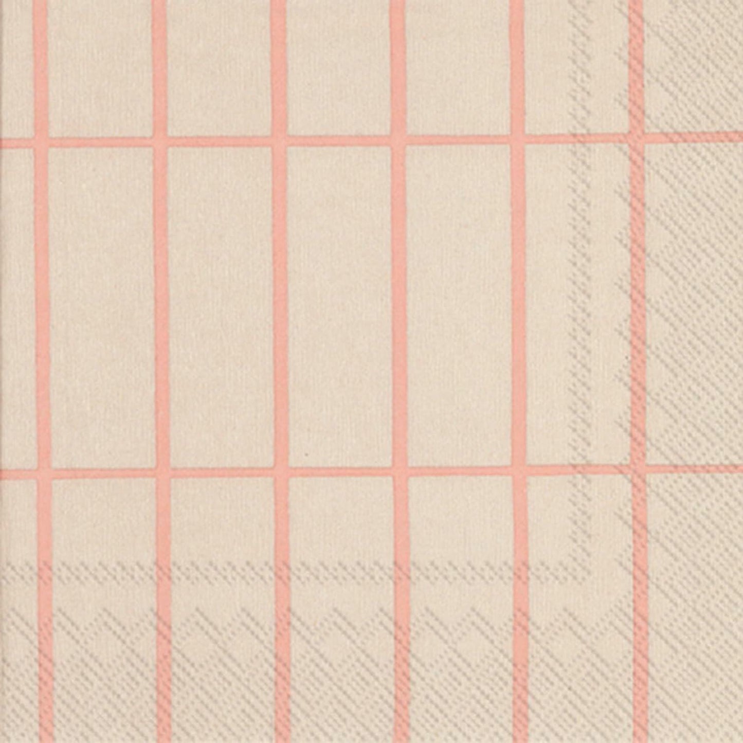 IHR Ideal Home Range Marimekko Party Napkins Tiiliskivi 6.5"x6.5" 20-Count