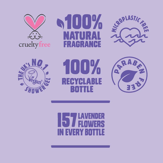 Original Source Lavender Shower Gel 2x250ml Pack All Skin Types