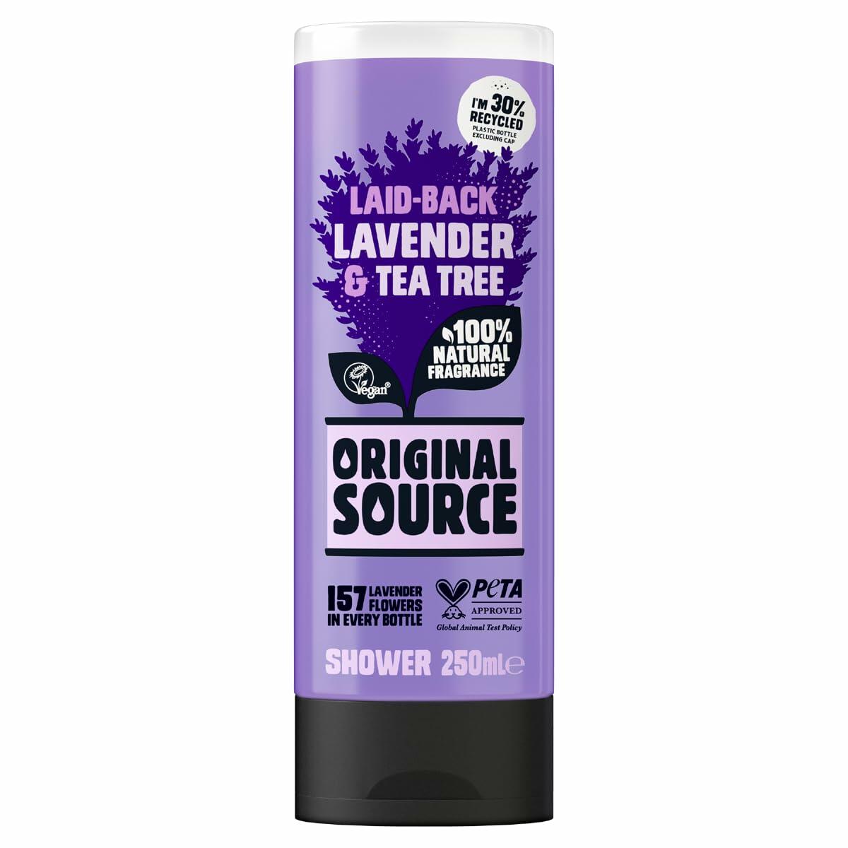 Original Source Lavender Shower Gel 2x250ml Pack All Skin Types