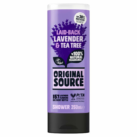 Original Source Lavender Shower Gel 2x250ml Pack All Skin Types