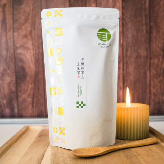 Osada Tea Japan Natural Matcha Genmaicha Loose Leaf Green Tea 100g