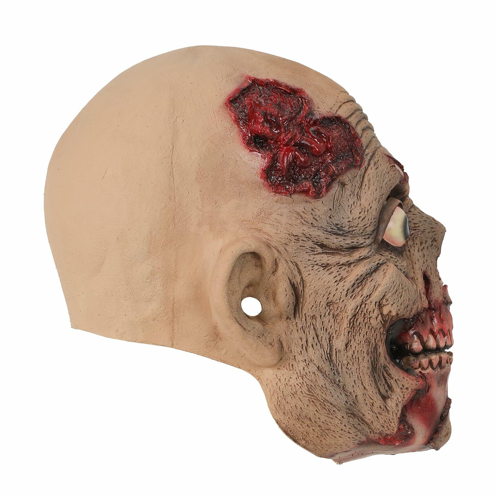 stepsin Scary Zombie Mask Halloween Cosplay Costume Rubber Prop