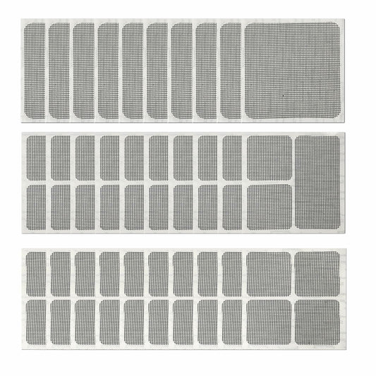 EVKILKJS 30PCS Screen Repair Kit Black Fiberglass Tape Mesh Door Patch