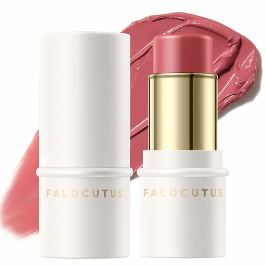 FALOCUTUS Cream Blush Makeup Stick 2Pcs 0.75oz Multi-Stick Heat Waves
