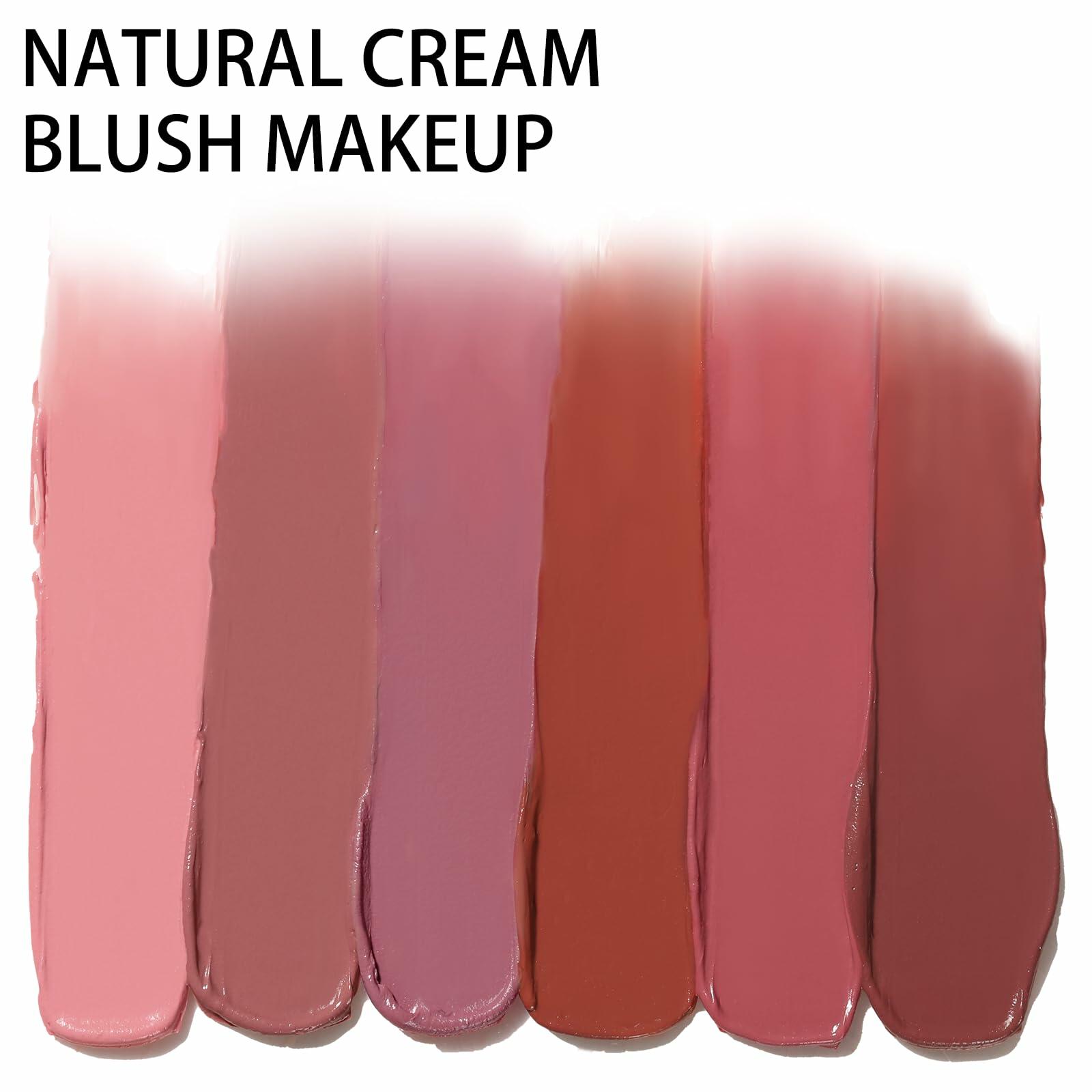 FALOCUTUS Cream Blush Makeup Stick 2Pcs 0.75oz Multi-Stick Heat Waves