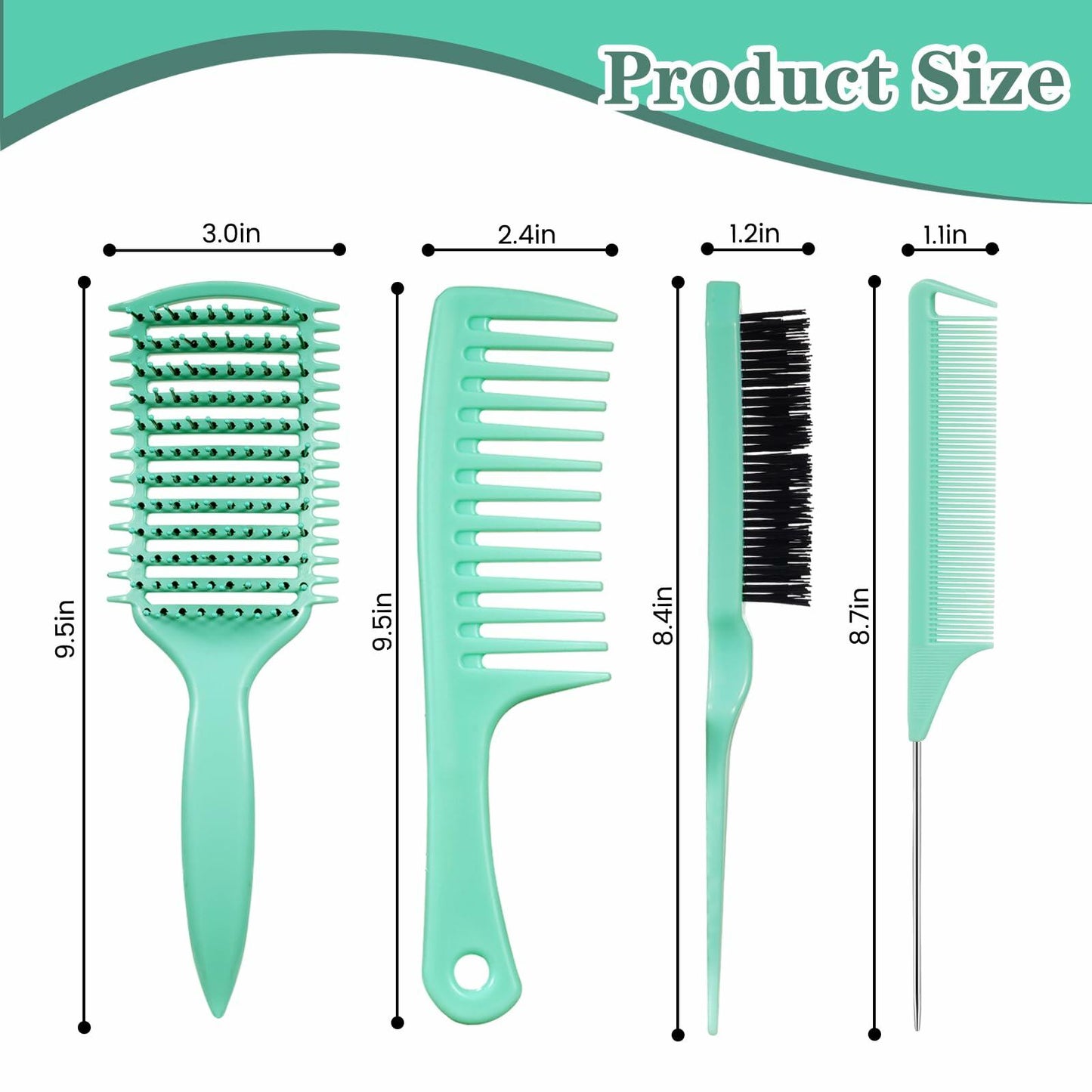 manrator Curl Defining Brush Vented Detangling Frizz Control Beige