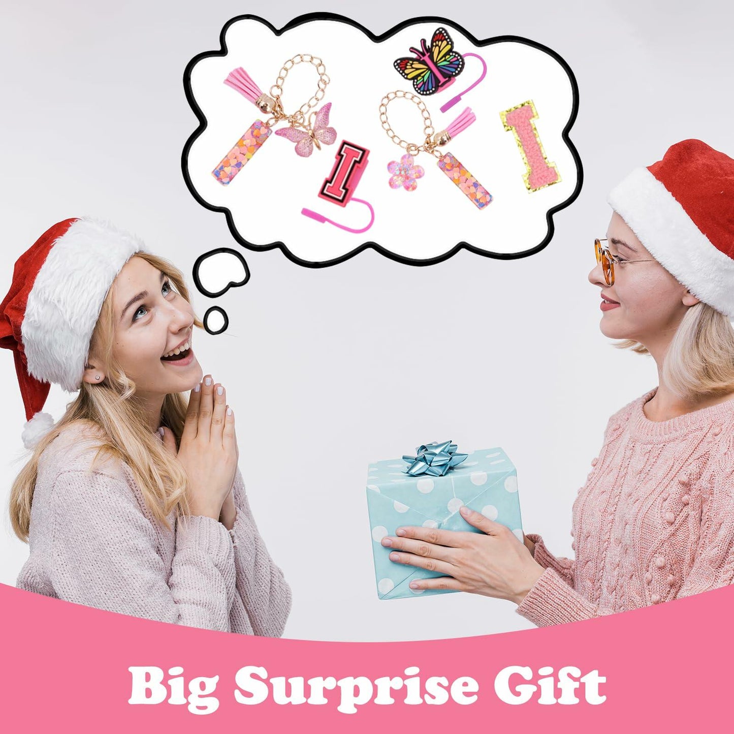 Liangang Stanley Cup 9PCS Accessories Set for 30oz & 40oz Cups Pink