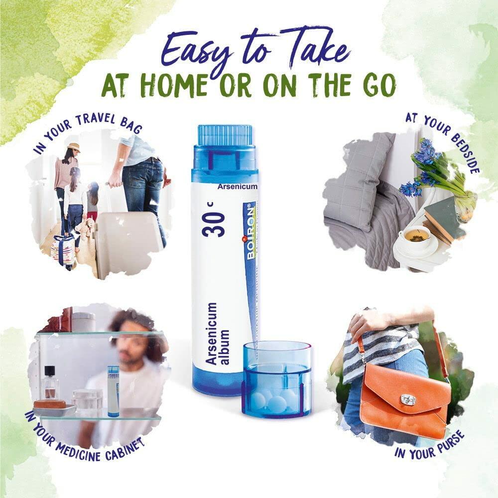 Boiron Arsenicum Album 30C Homeopathic Medicine for Food Poisoning 80 Pellets