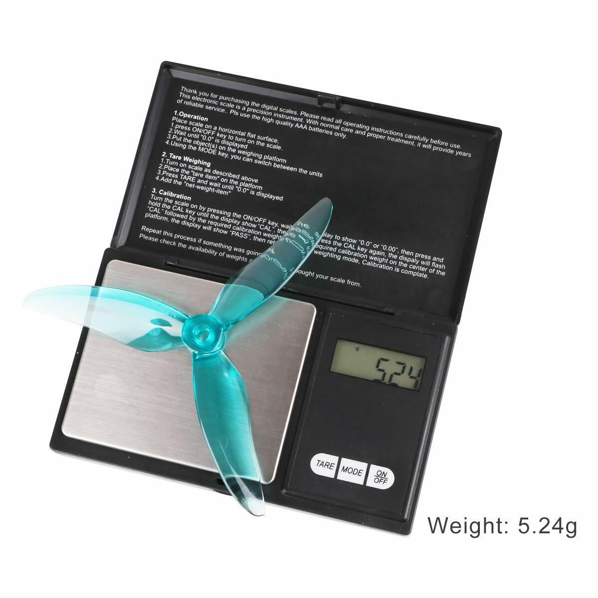 Crazepony 16pcs DALPROP T5045C 5045 5043 Tri-Blade Propellers CW CCW 5" Drone