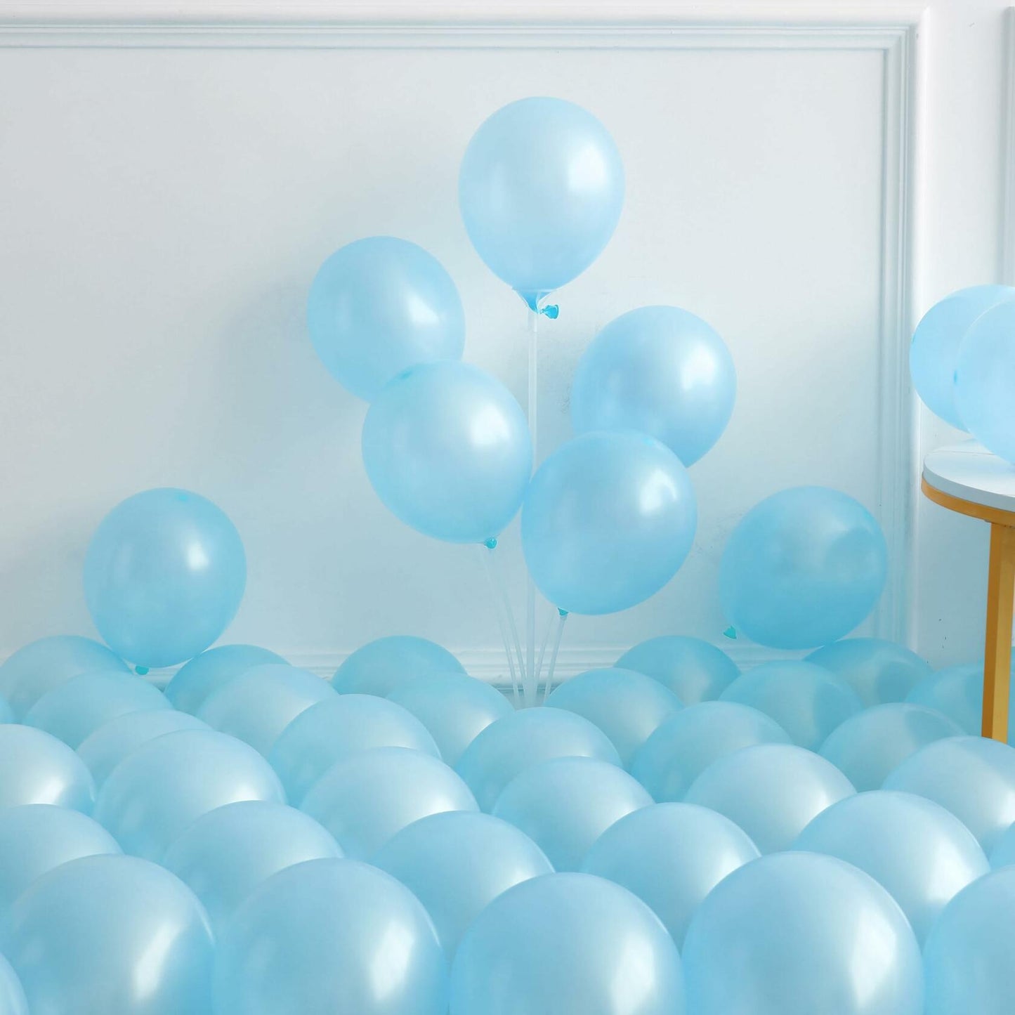 Nyvrexo Last Toast on The Coast Bachelorette Decorations Blue White Paper