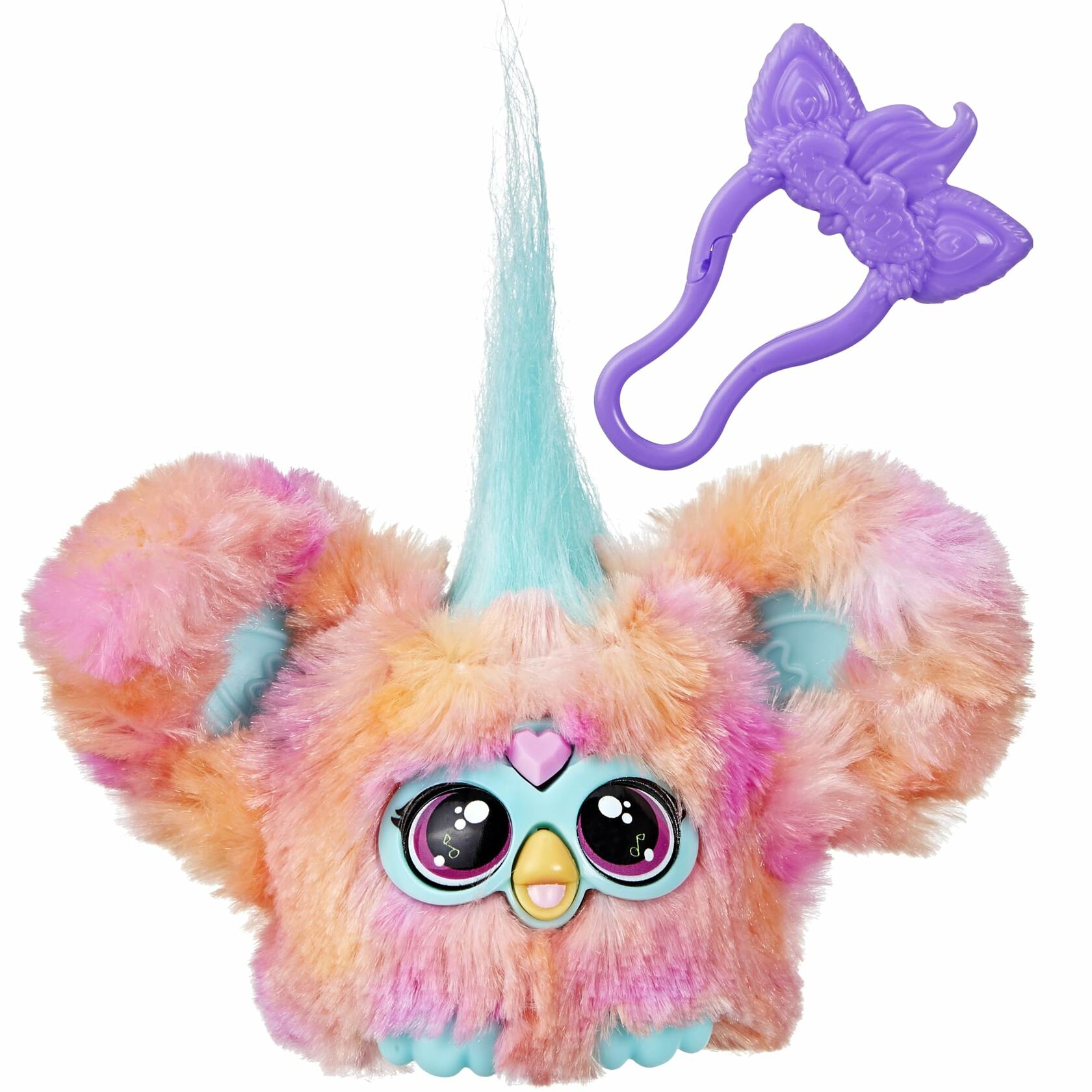 Furby Furblets Ree-Mix Mini Friend 45+ Sounds Music Coral Electronic Plush