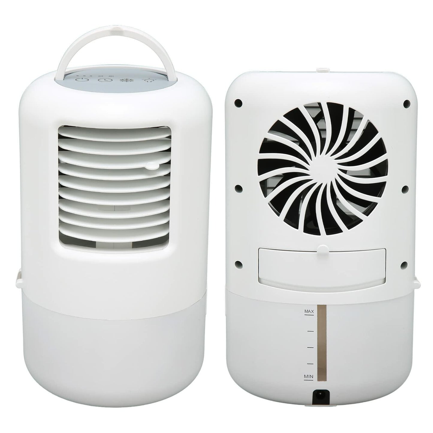 YUYTE Portable Air Conditioner Cooler Humidifier 3 Speeds 7 Colors 500ML White