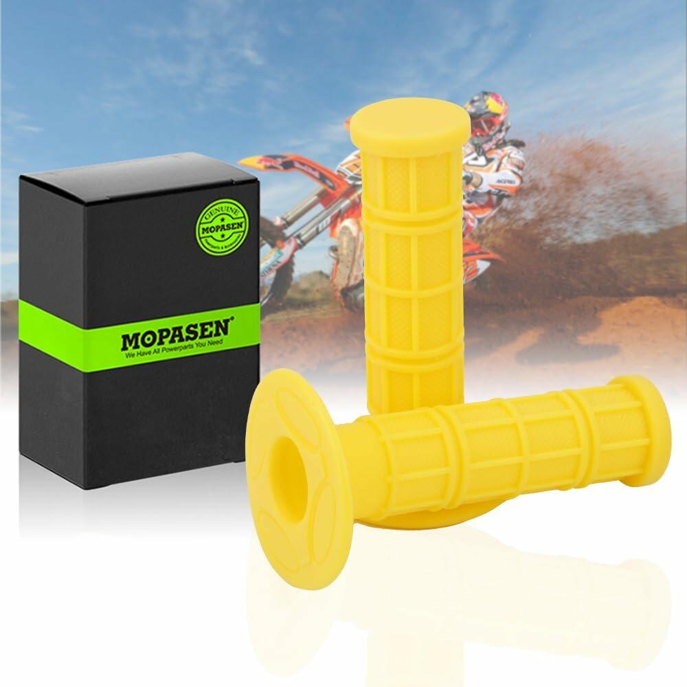 MOPASEN 7/8"" 22mm and 24mm Universal Motorcycle Grips Hand Grips for Kawasaki